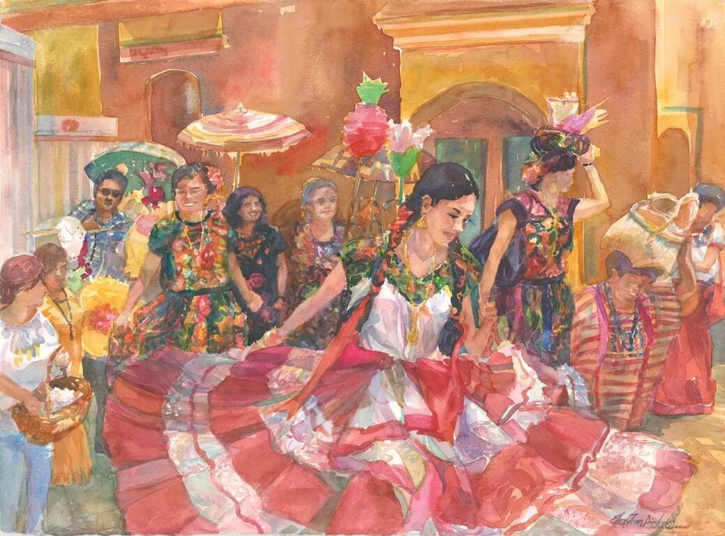 Fiesta Notecards Ellen Jean Diederich Studios
